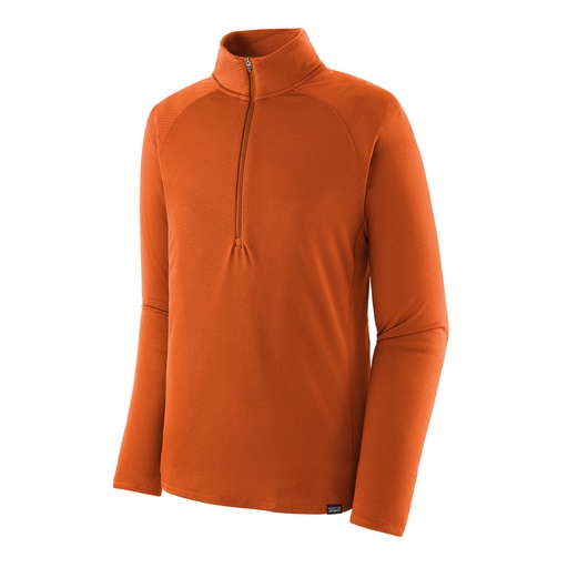 Men's Cap Midweight Zip Neck Redtail Rust