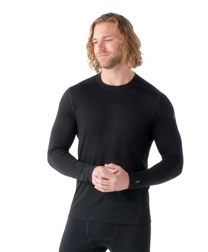 Men's Classic All-Season Merino Base Layer Crew Boxed Black