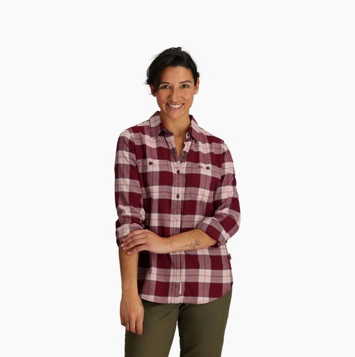 Lieback Flex Tunic L/S Dames Burnt Grape Runyon Pld