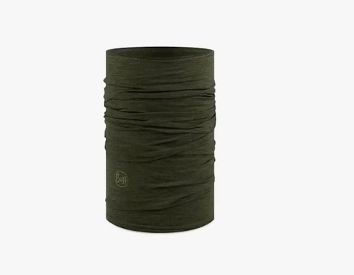 [113023843] Midweight Merino Wool Neckwarmer Solid Bark