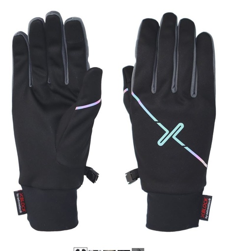 Maze Runner Glove X-BLOCK Black/Reflective