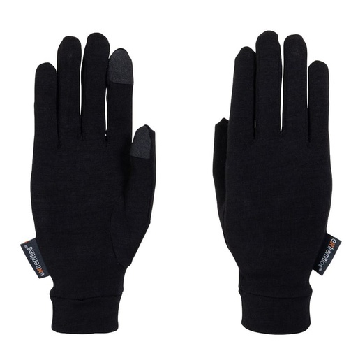 Merino Touch Liner Glove Black Black