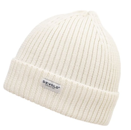 [GO 608 900 B 010A 58] Skolma Merino Beanie Raw White