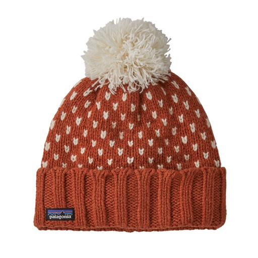 [33445-ODBU-ALL] Snowbelle Beanie Offset Dot/Burnished Red