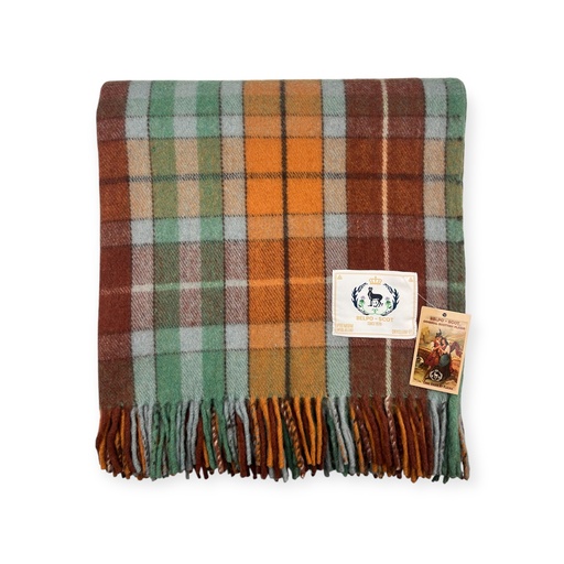 [0401001-AB(N) Antique Buchanan New] Tartan Plaid - Antique Buchanan New - 100% Recycled Wool