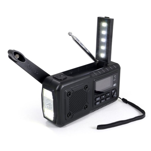 [180884] Crank Radio Multi DAB+  4000mAh Black