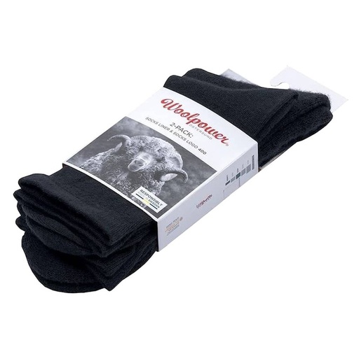 Socks 2-Pack Classic Logo+Liner Black