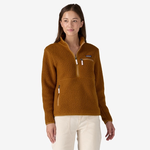 Women's Retro Pile Marsupial
 Shelter Brown