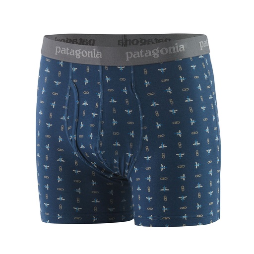 Essential Boxer Briefs 3" Heren Flying Climb/Tidepool Blue