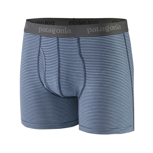 Essential Boxer Briefs 3" Heren Fathom Stripe/New Navy