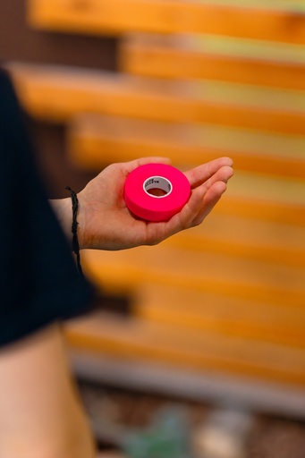 [KR-01711-OC-OS Pink] Finger Tape 15mm x 10m Pink