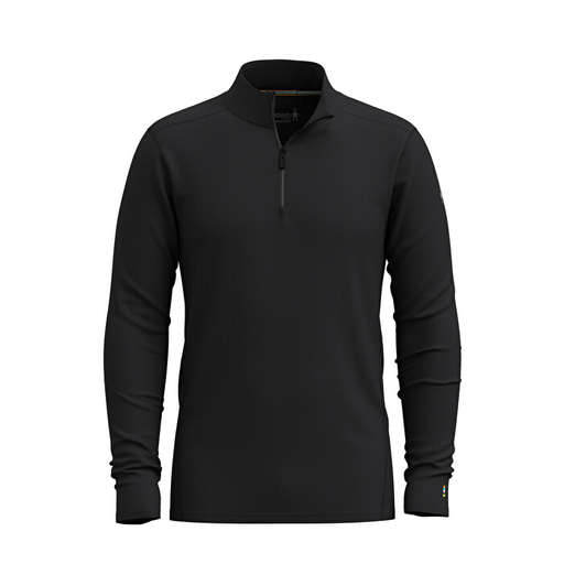 Men's Classic All-Season Merino Base Layer 1/4 Zip Boxed Black
