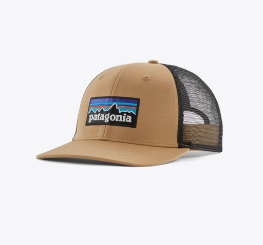 [38289-GRBN-ALL] P-6 Logo Trucker Hat Grayling Brown