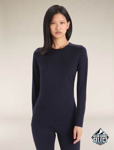 200 Oasis Long Sleeve Crewe Dames Midnight Navy