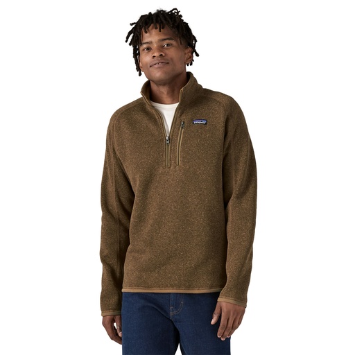 Men's Better Sweater 1/4 Zip Coriander Brown