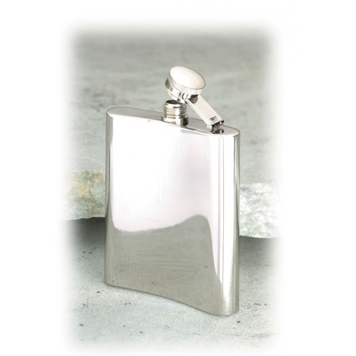 [181000] Hip Flask 180ml Polished