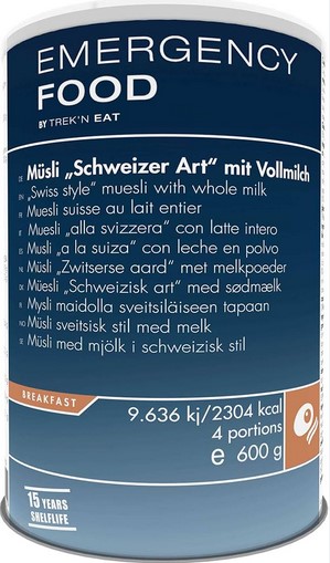 [633101] EMERCENY FOOD Swiss Muesli with Milk