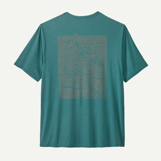 Men's Cap Cool Daily Graphic Shirt Strataspire/Wetland Blue X-Dye