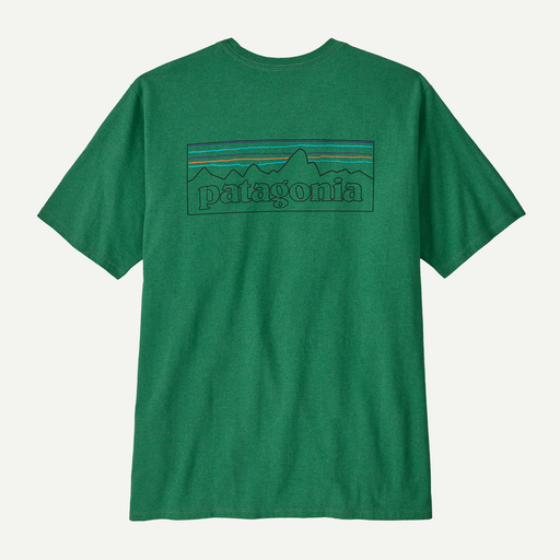 Men's P-6 Logo Responsibili-Tee P-6 Outline/Heartleaf Green