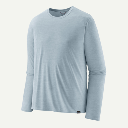 M's LS Cap Cool Daily Shirt Fleck Blue