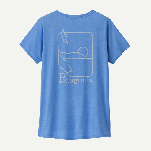 Women's Cap Cool Daily Graphic Shirt - Lands Swelldrifter/Abundant Blue X-Dye