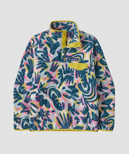 Women's Lightweight Synchilla Snap-T Fleece PullOver Wild Botanist/Tidal Teal