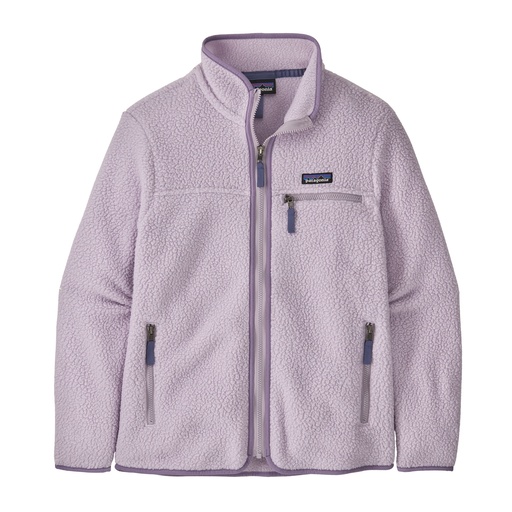 Women's Retro Pile Jacket. Foxglove Purple