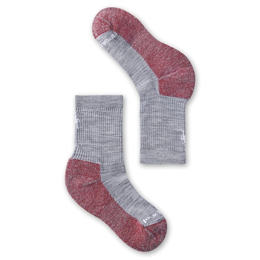 Kids' Hike Light Cushion Crew Socks Light Grey