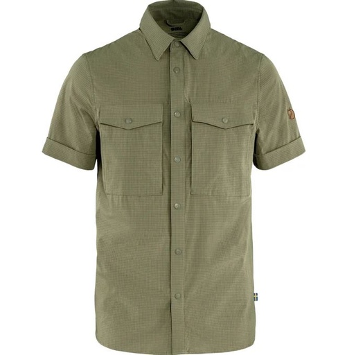 Abisko Trekking Shirt Short Sleeve Heren Light Olive