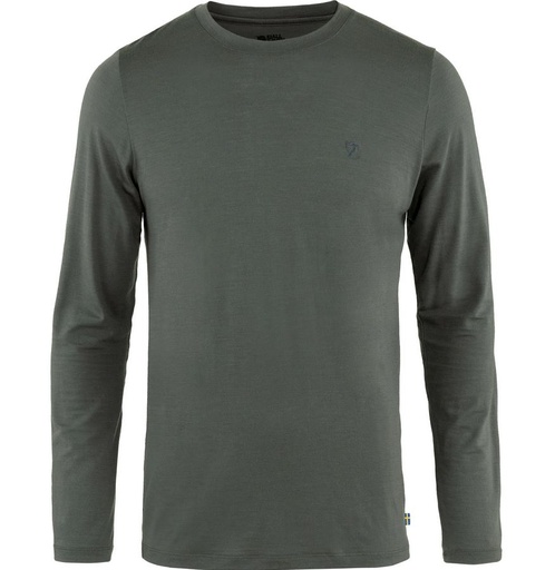 Abisko Wool LS Heren Basalt