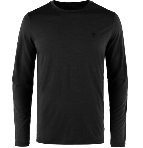Abisko Wool LS Heren Black