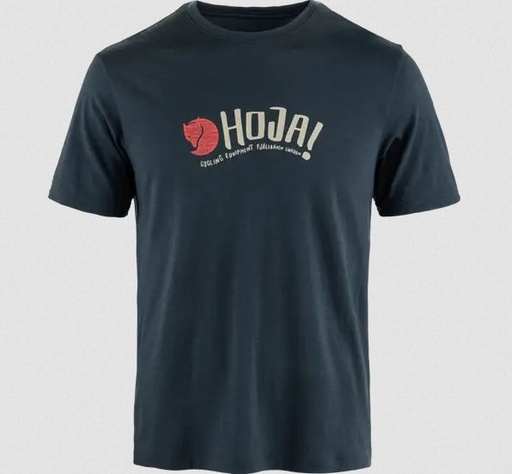 Hoja Wool T-Shirt Heren Dark Navy
