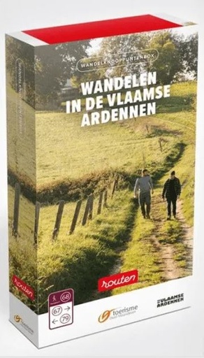 [KN.OV.BOXW3] Wandelknooppuntenbox Vlaamse Ardennen - 3 kaarten + gids
