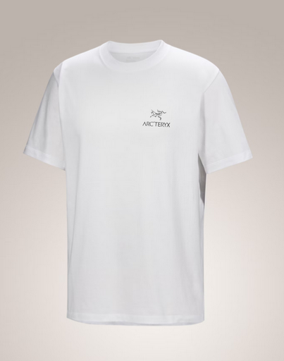 Men's Kragg SL Cotton Bird Word SS White Light/Black