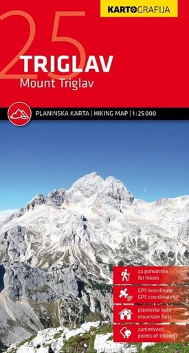 [KARTO.M.105] Wandelkaart Triglav Gebergte