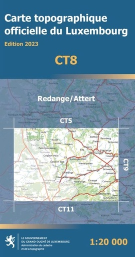 [LUX.CT08] Wandelkaart CT08 Redange/attert