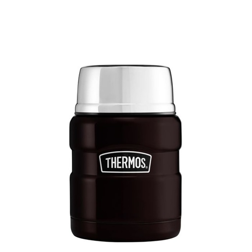 [125114] King Voedelcontainer 470 ml Mat Zwart