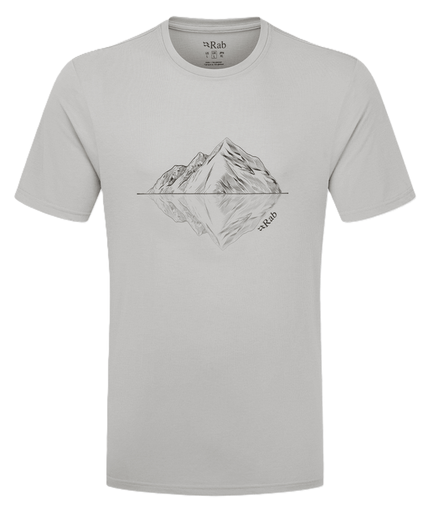 Men's Crimp Reflection Tee Light Zinc