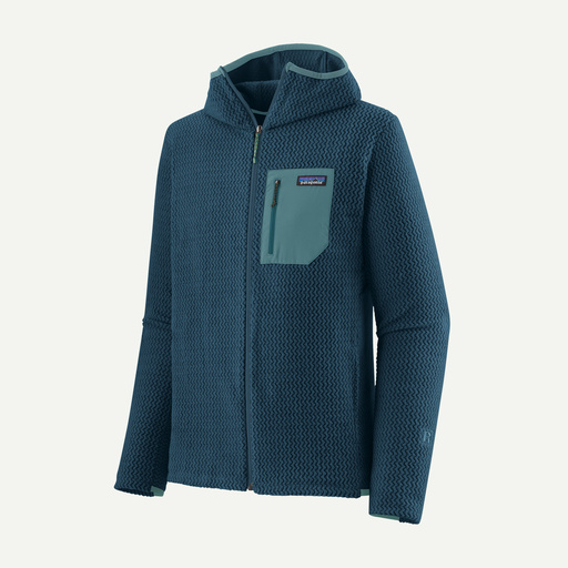 Men's R1 Air Full-Zip Hoody Tidal Teal