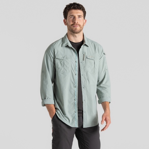Men's NosiLife Adventure Long Sleeved Shirt III Lichen Green