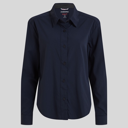 Women's NosiLife Freeda Long Sleeved Shirt Blue Navy