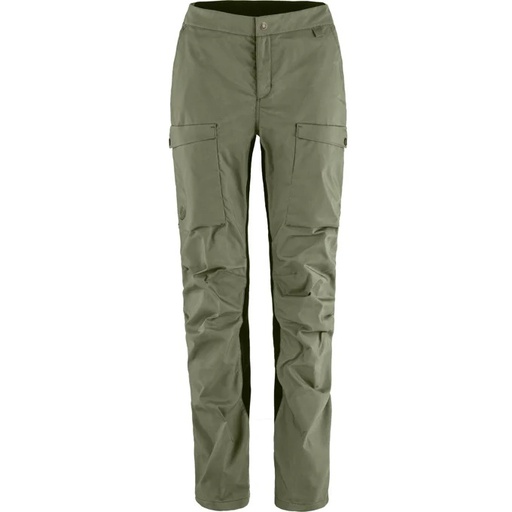 Abisko Hybrid Trail Trousers Dames Laurel Green