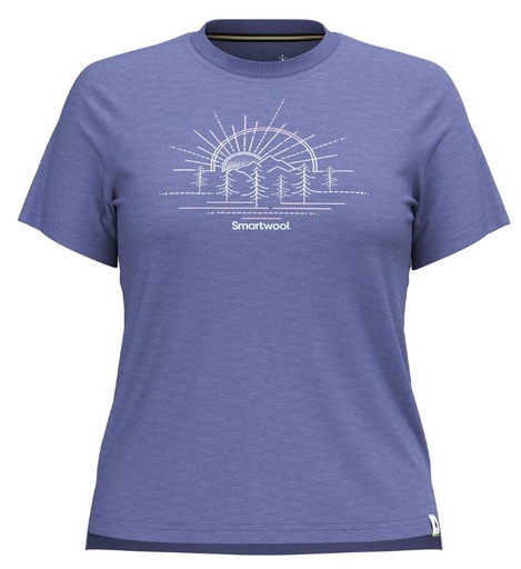 Women's Mountain Sol Short Sleeve Graphic Tee Nightfall Blue
