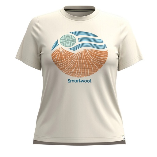 Women's Horizon View Short Sleeve Graphic Tee Almond