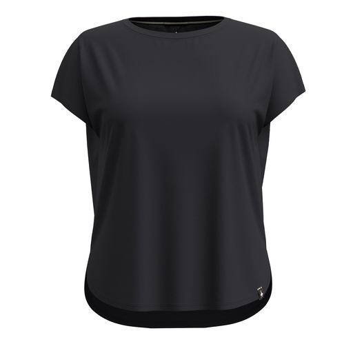 Women's Short Sleeve Swing Top Black