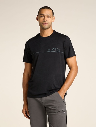 Men's Merino 150 Tech Lite Sing Li Cmp T-Shirt Black