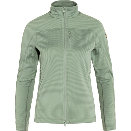 Abisko Lite Fleece Jacket Dames Misty Green