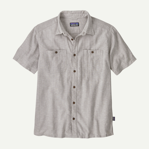 Men's Back Step Shirt Swell Dobby: Salt Grey