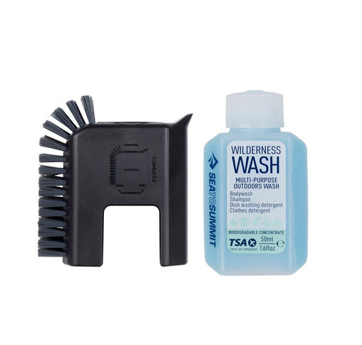 [ACK011071-120105] Camp Kitchen Pot Scrubber & Soap