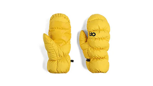[300024 1187 L] Coldfront Down Mitts Saffron
